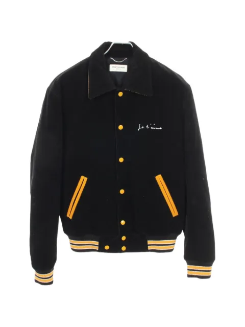 Saint Laurent Pre-Owned embroidered long-sleeve jacket