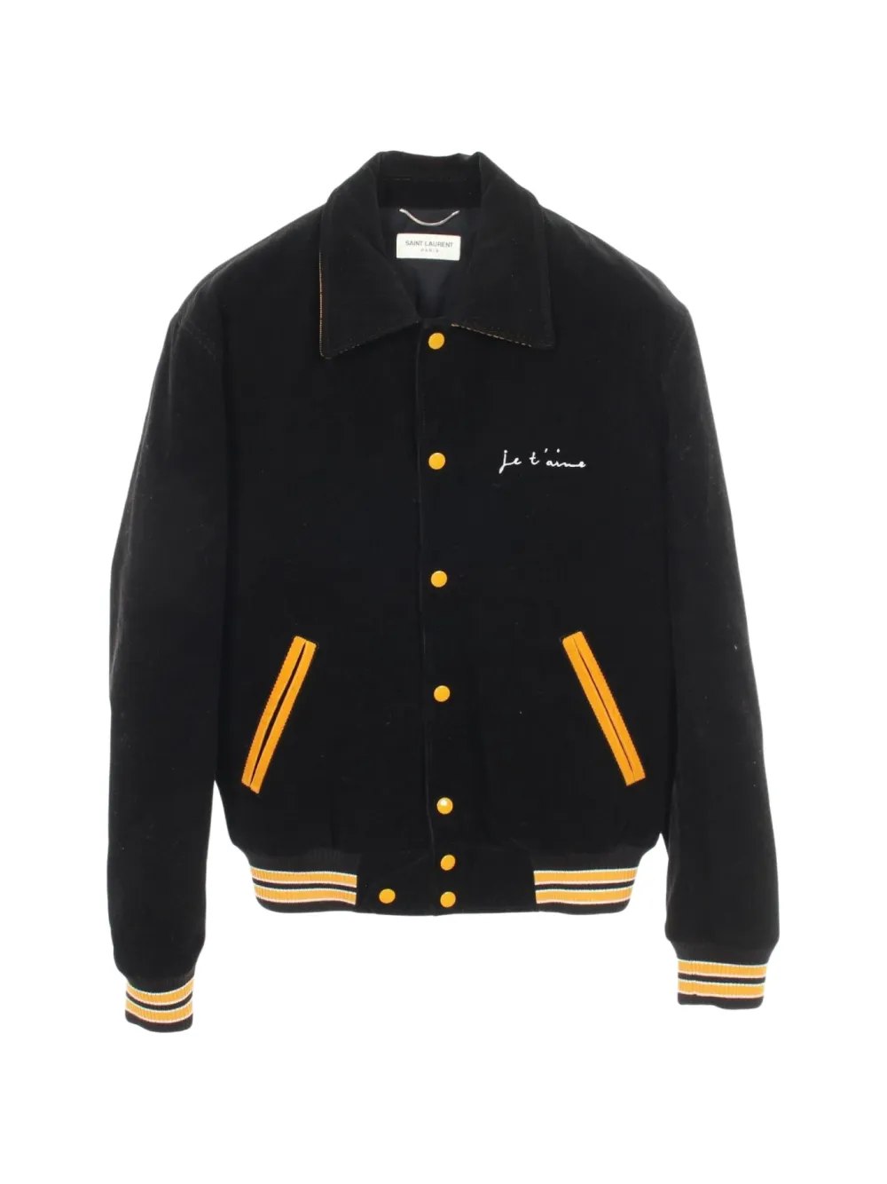 Saint Laurent Pre-Owned embroidered long-sleeve jacket - Nero