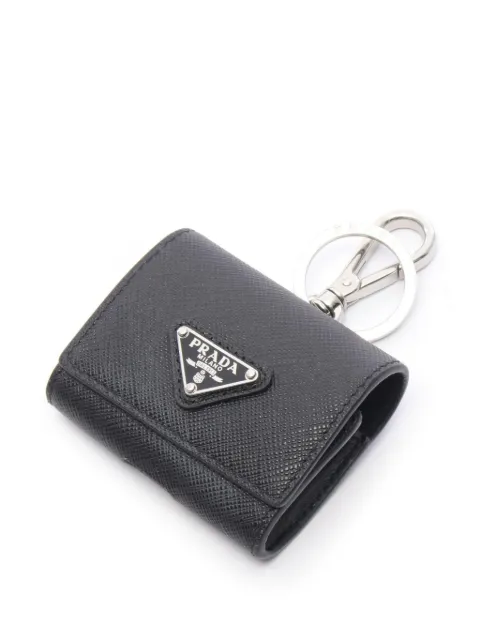 Prada Pre-Owned 2020s Saffiano~leather AirPods case