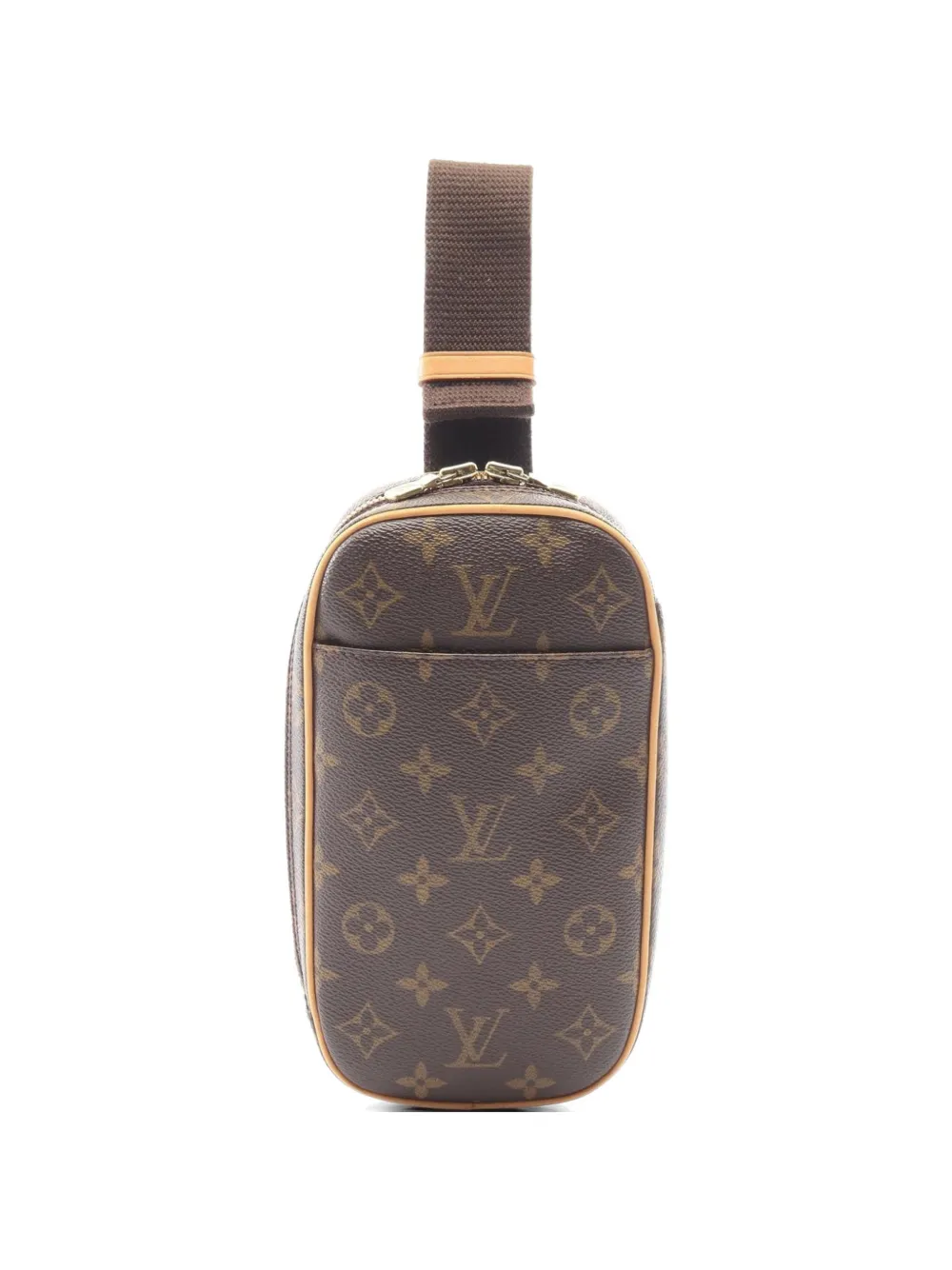 Louis Vuitton Pre-Owned 2001 Monogram Pochette Ganju belt bag - Marrone