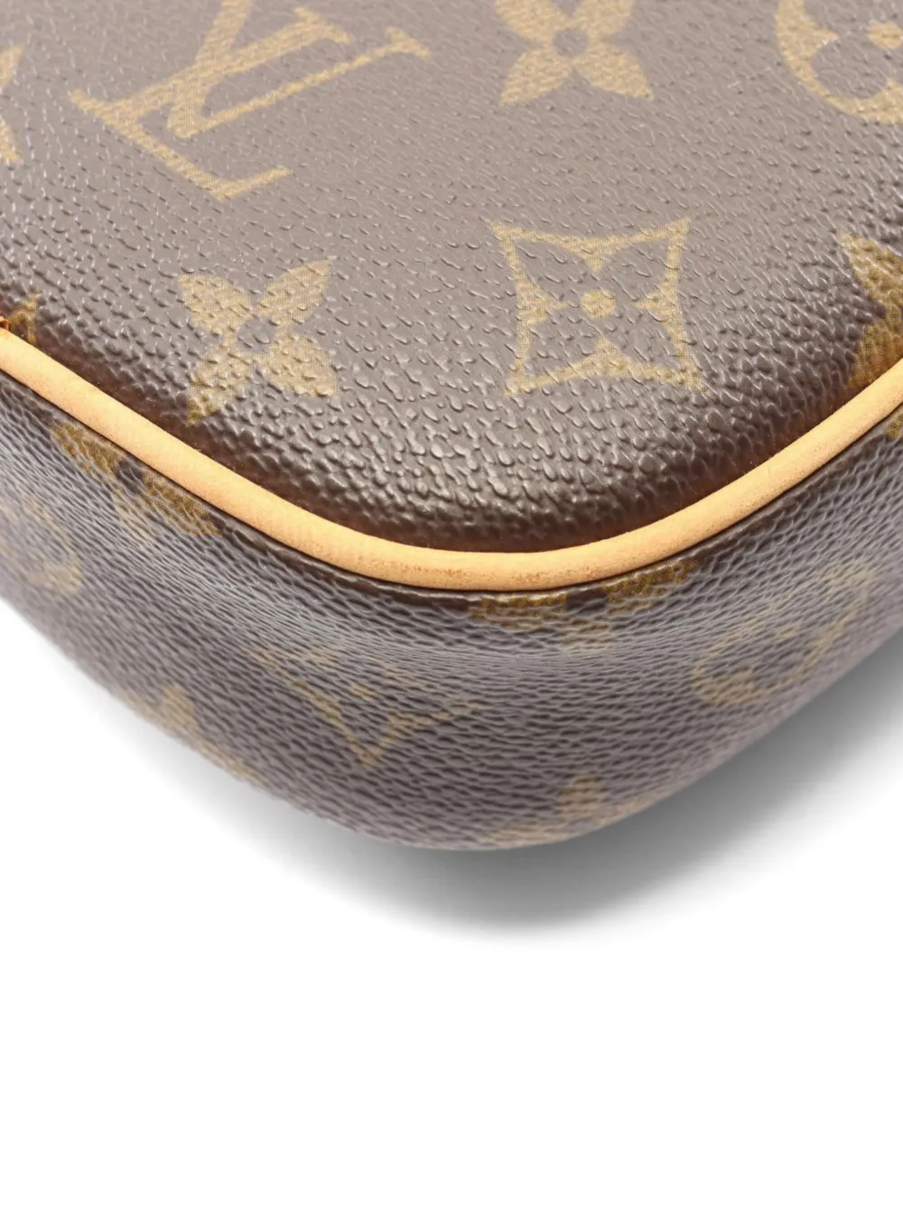 Louis Vuitton Pre-owned 2001 Monogram Pochette Ganju Belt Bag in Brown, view 4