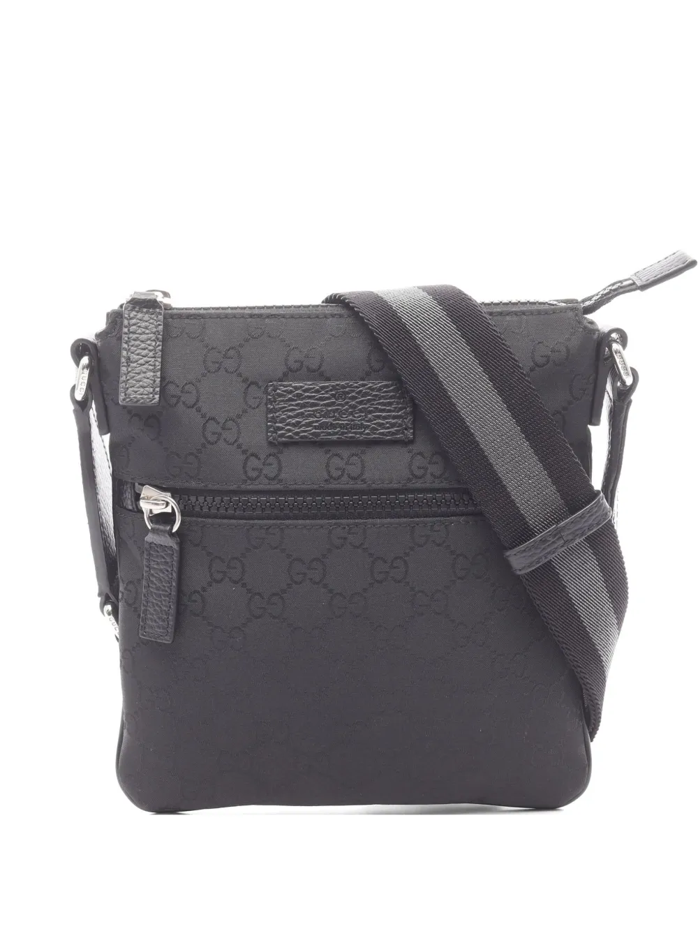 Gucci Pre-Owned 2020s GG pattern shoulder bag - Nero