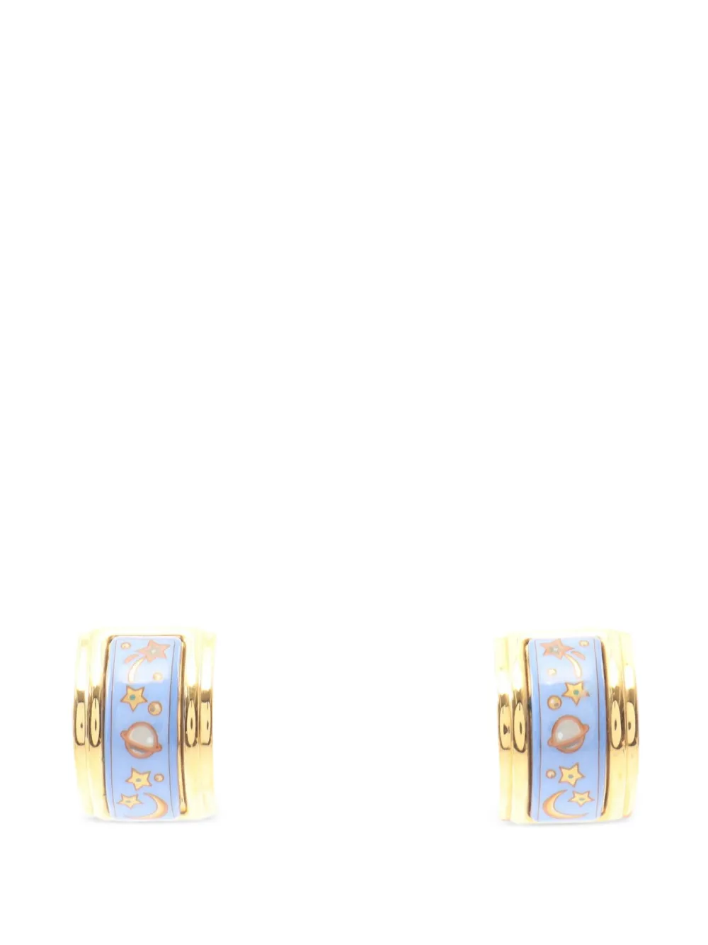 Hermès Pre-Owned 2000s star-motif earrings - Oro