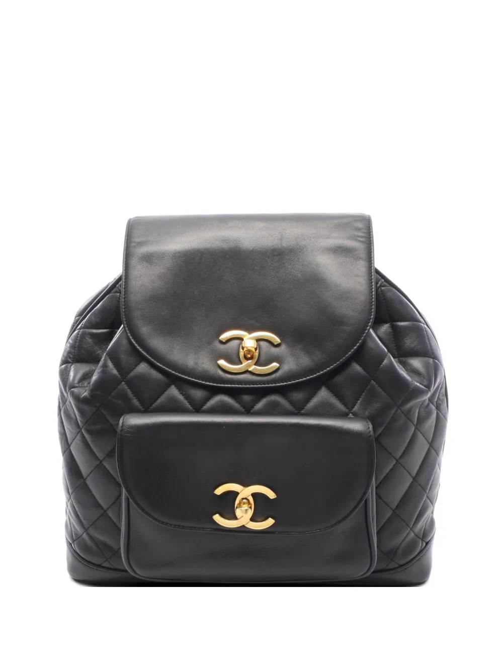 CHANEL Pre-Owned 2000s CC-detail backpack - Schwarz