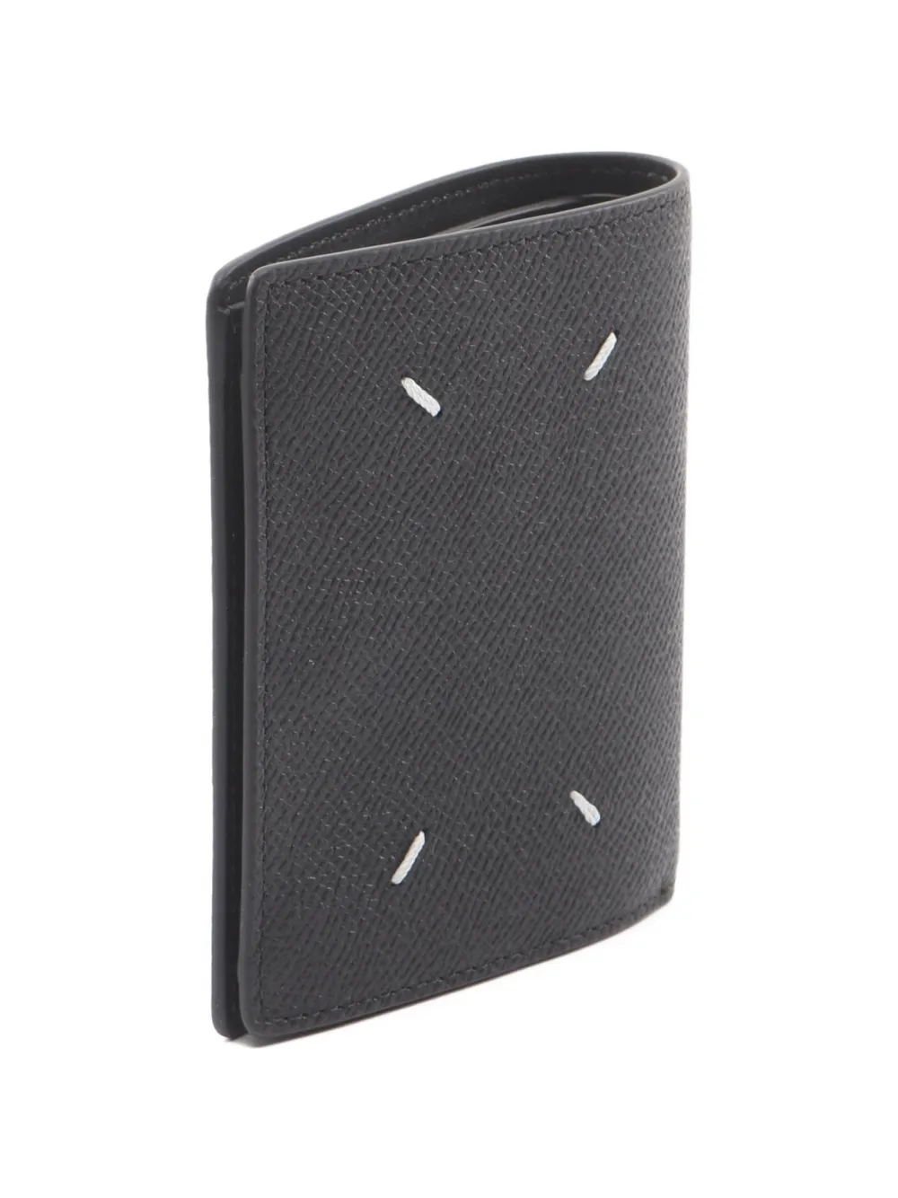  Maison Martin Margiela Pre-owned 2020s Four Stitches Bi-fold Wallet - Noir 