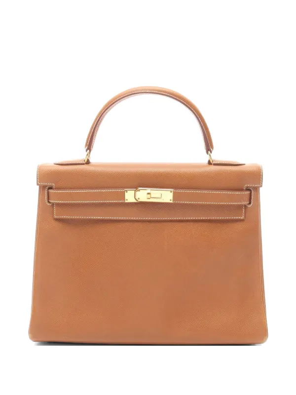 Hermès Pre-owned 1996 32 Kelly Tote Bag in Brown
