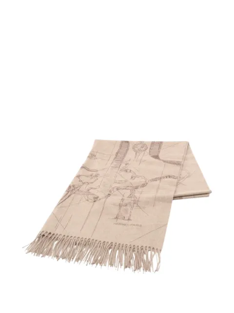 Hermès Pre-Owned 2020s Cavalcadour Esquisse scarf