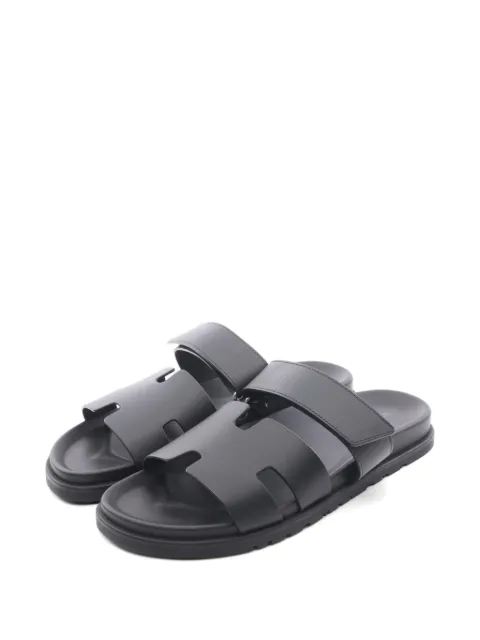 Hermès Pre-Owned 2020s Chypre touch-strap slide sandals