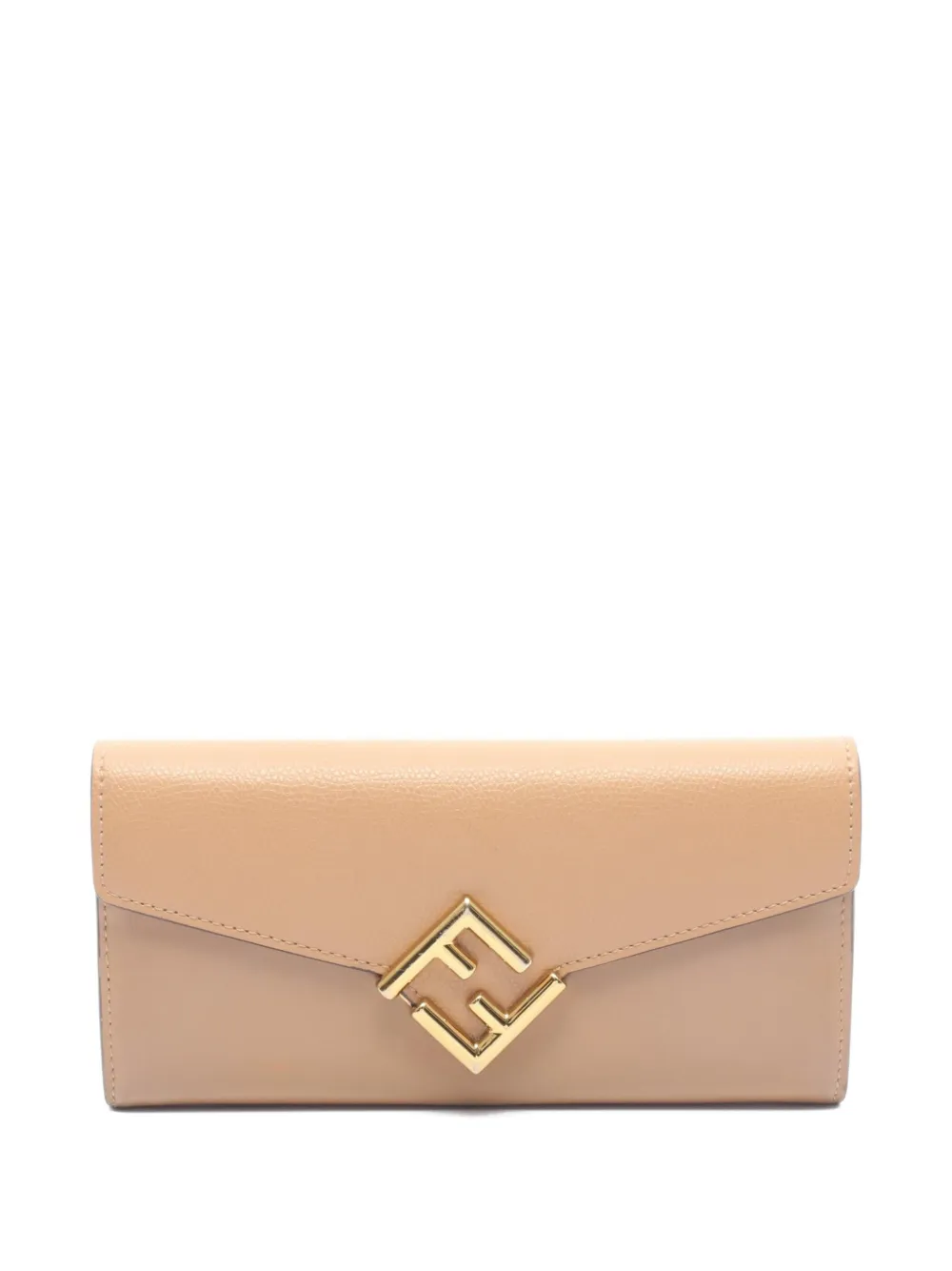 Fendi Pre-Owned 2000s FF Diamond bi-fold wallet - Braun