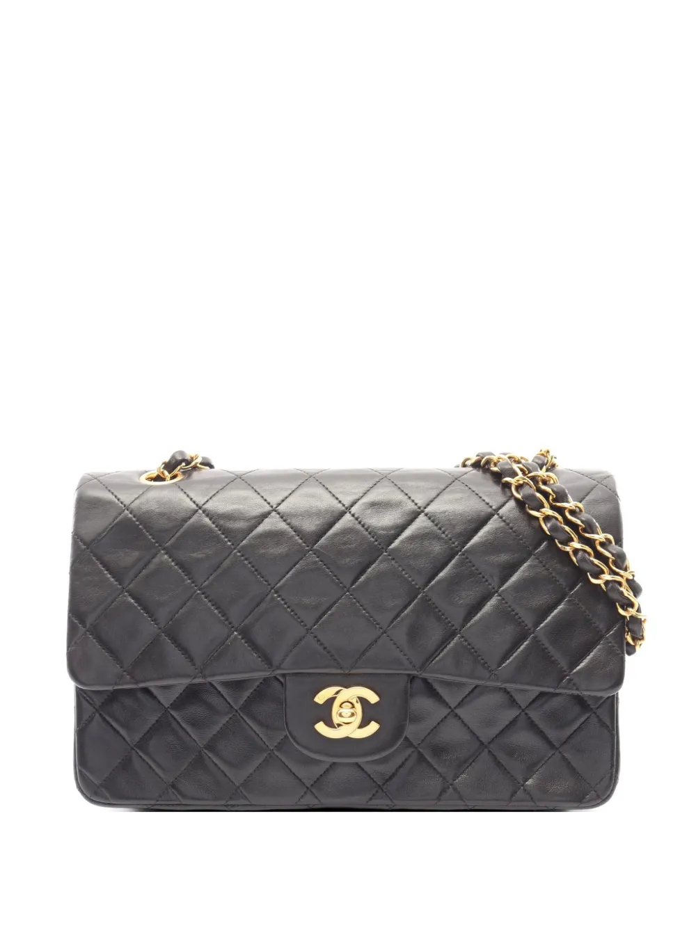 CHANEL Pre-Owned 1994-1996 Double Flap shoulder bag - Black