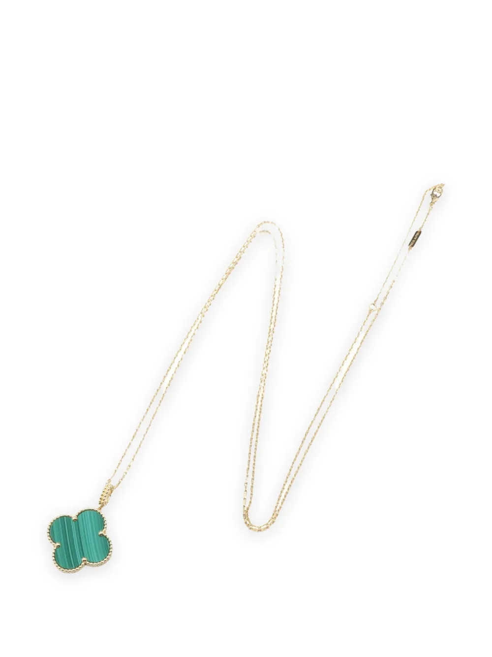Van Cleef & Arpels Pre-Owned Magic Alhambra malachite necklace - Gold