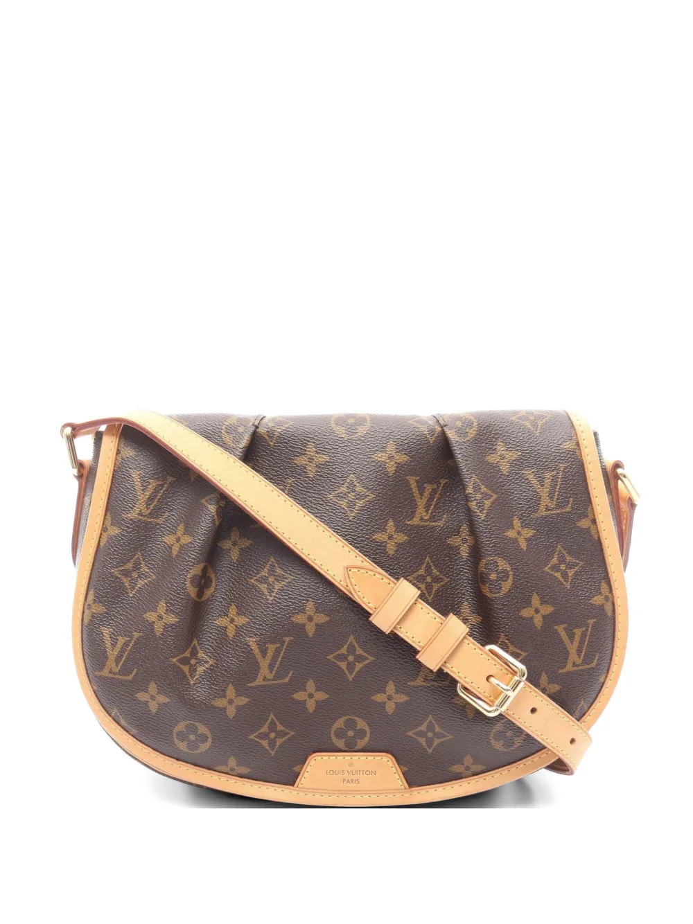 Louis Vuitton Pre-Owned 2011 Menilmontant PM Monogram shoulder bag - Marrone