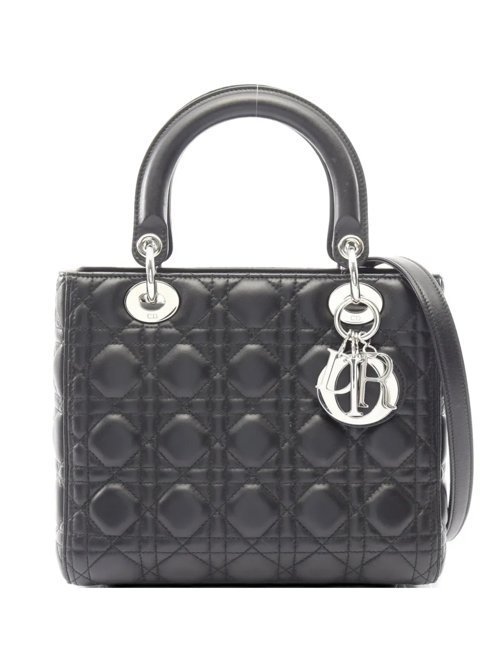 Christian Dior Pre-Owned Lady Dior two-way handbag - Schwarz