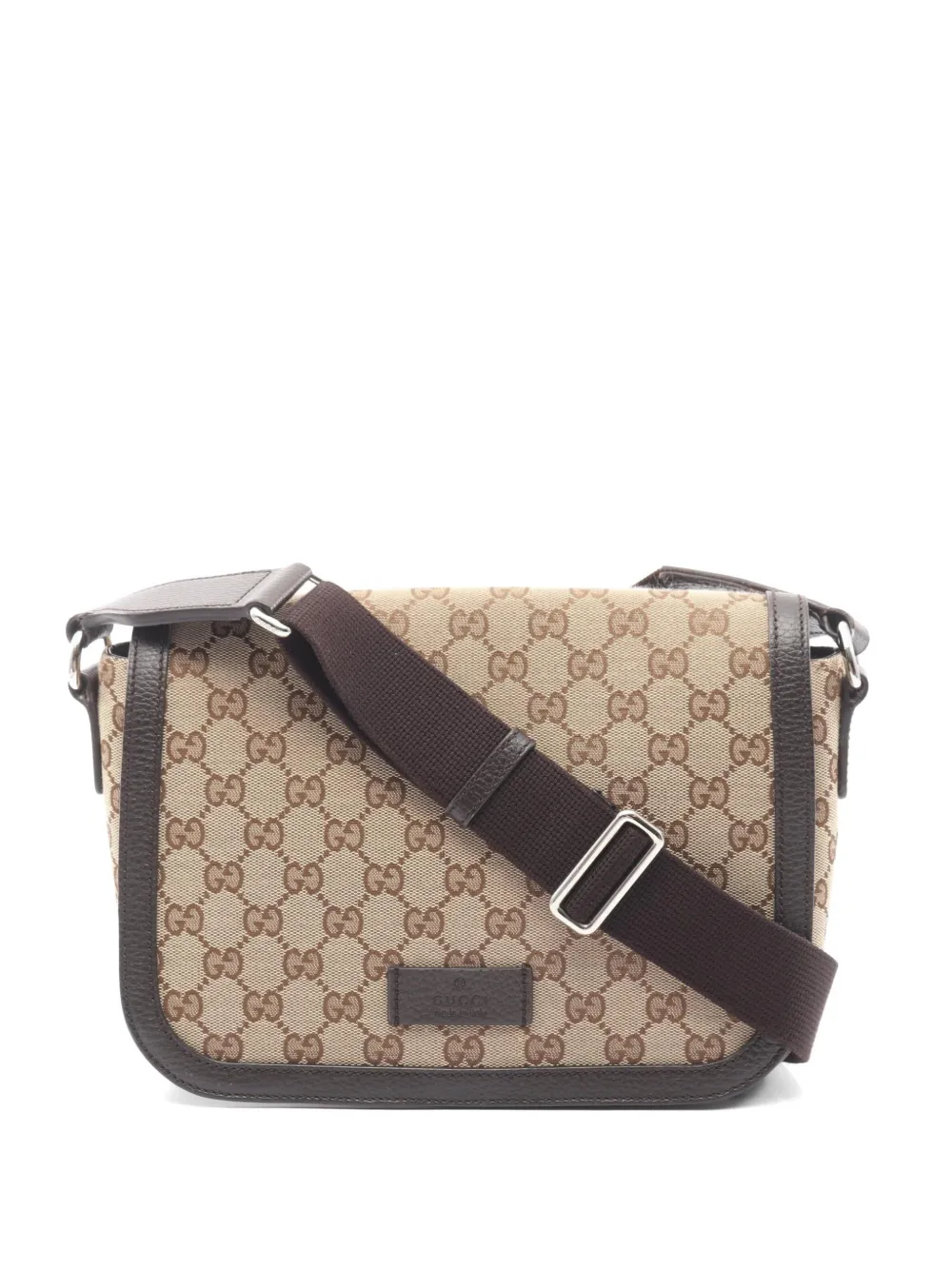 Gucci Pre-Owned GG canvas cross body bag - Marrone