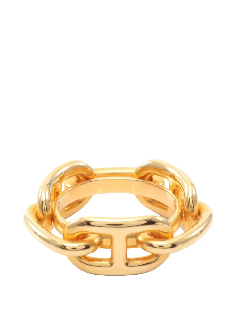 Hermès Pre-Owned 2000s Chaîne d'Ancre scarf ring - Oro
