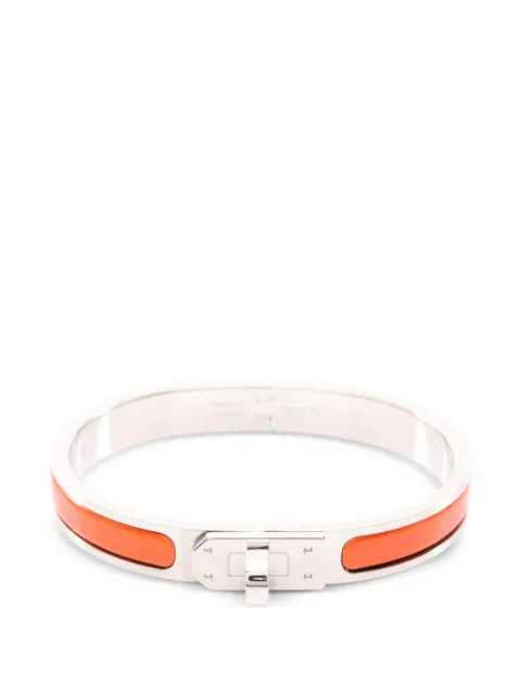 Hermès Pre-Owned mini Kelly enamel bangle bracelet