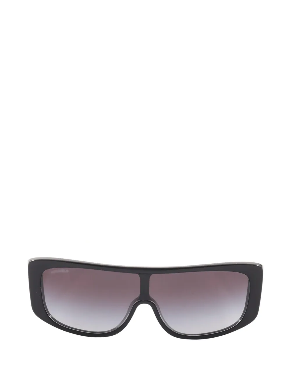 CHANEL Pre-Owned Shield gradient sunglasses - Schwarz