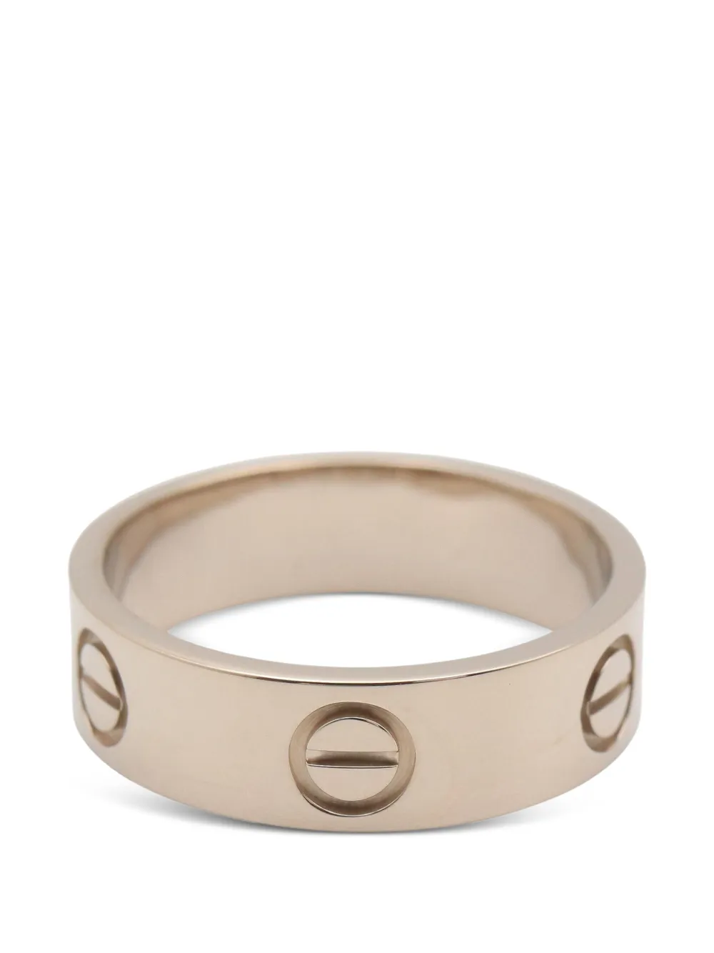 Cartier Love screw-detail ring - Argento
