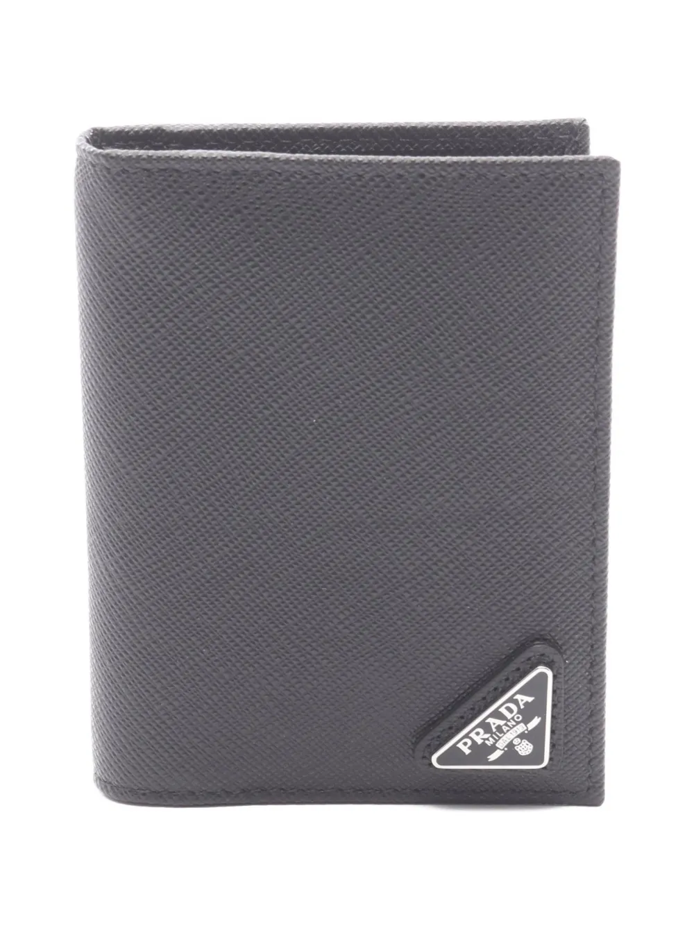 Prada Pre-Owned 2020s Saffiano-leather card case - Nero