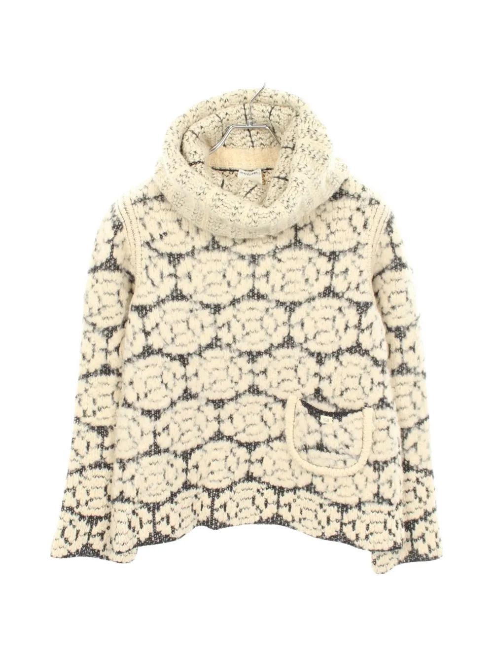 CHANEL Pre-Owned 1986-1988 turtleneck sweater - Neutrals