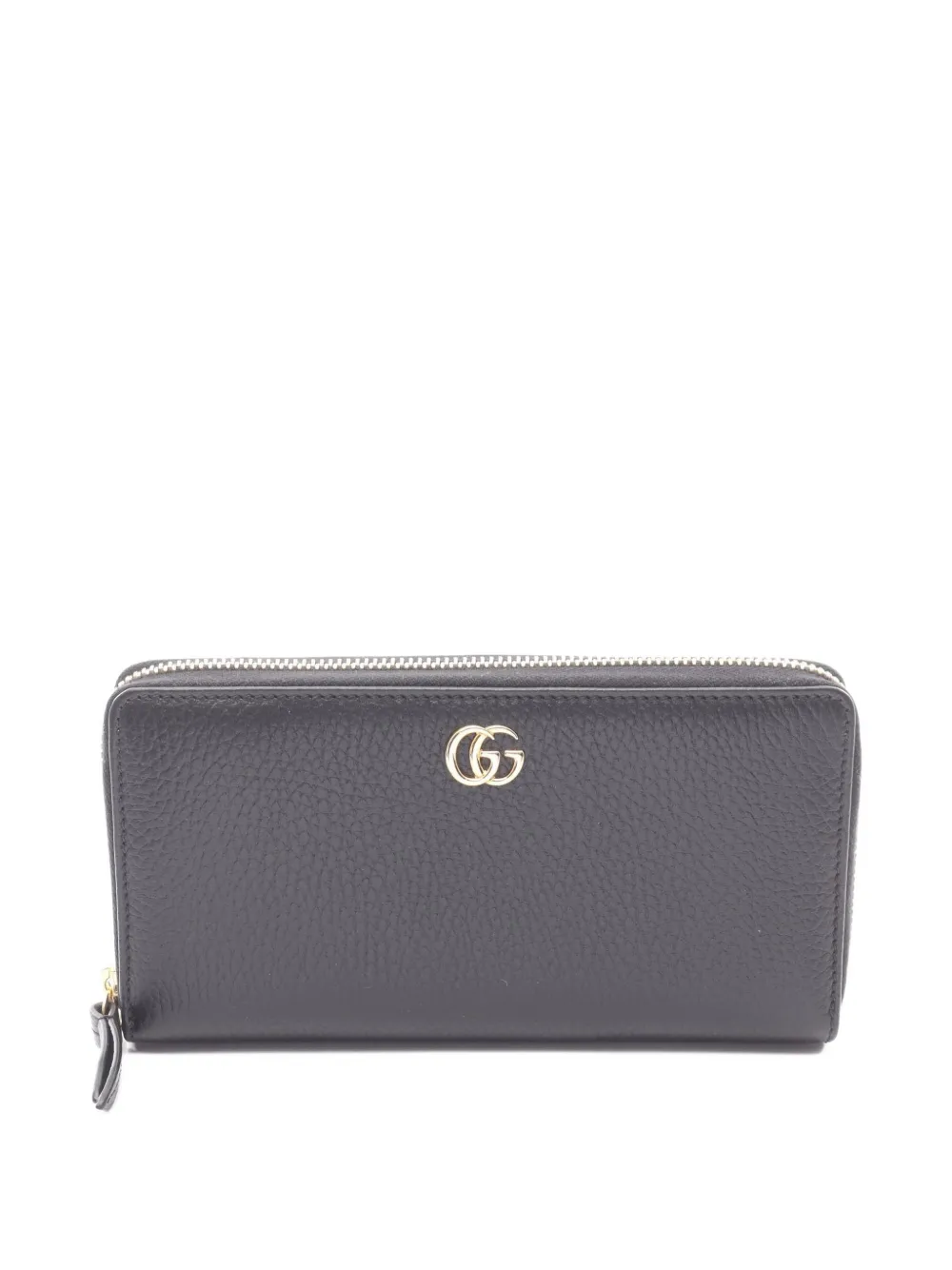 Gucci Pre-Owned 2020s petite GG Marmont zip-around wallet - Schwarz