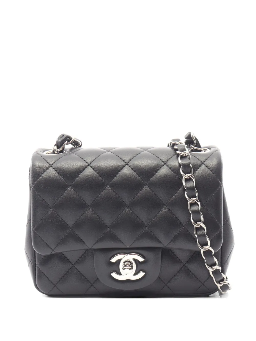 CHANEL Pre-Owned mini CC matelassé chain shoulder bag - Nero