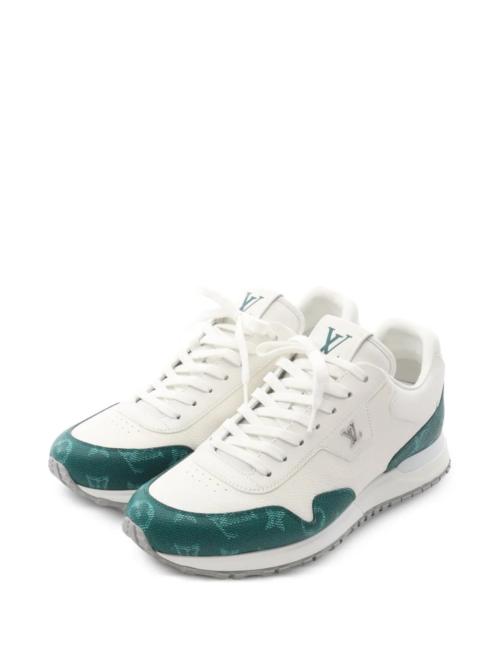 Louis Vuitton Pre-Owned 2024 Run Away leather sneakers - Weiß