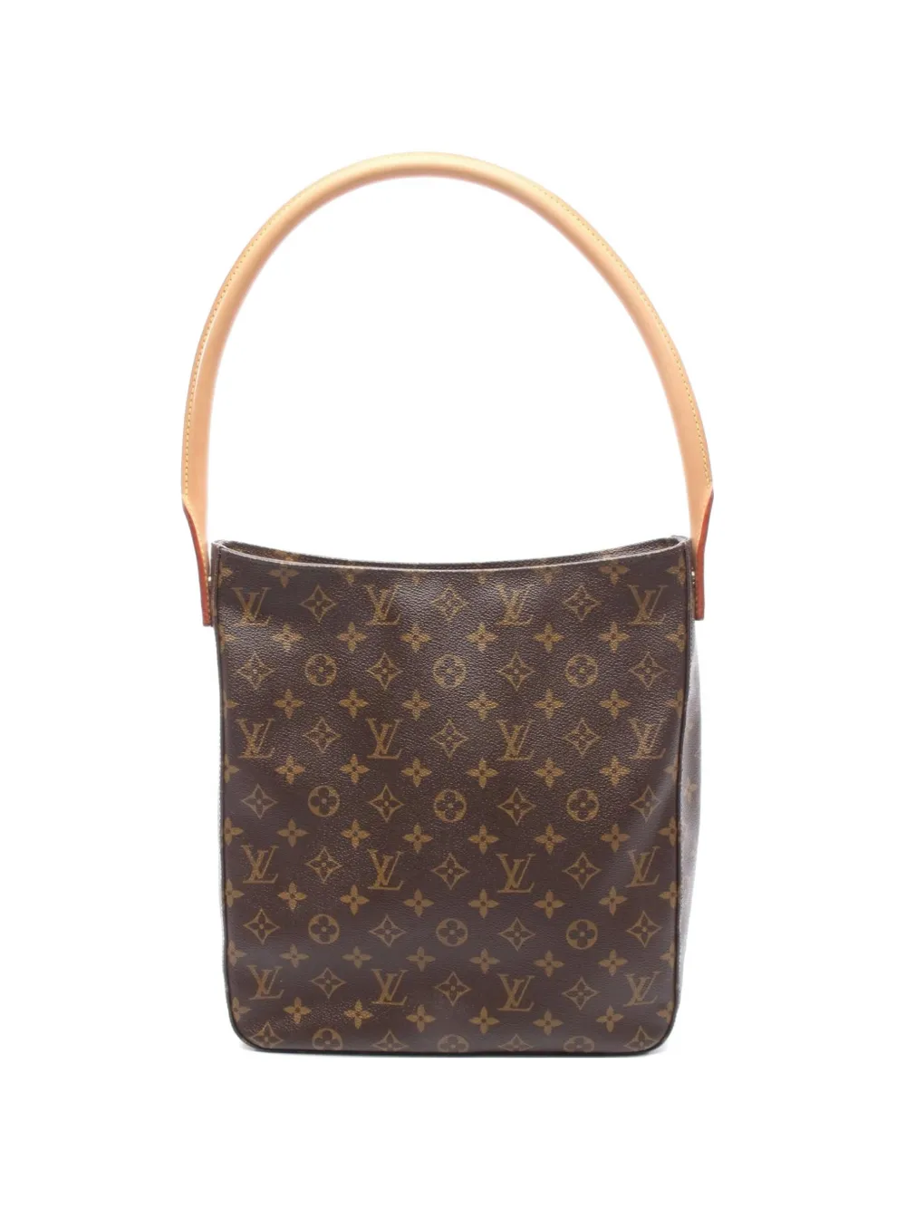 Louis Vuitton Pre-Owned GM Looping monogram bucket bag - Marrone