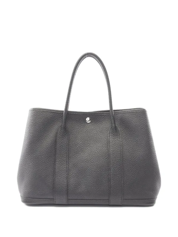 Hermès Pre-owned 2015 Garden Party PM Tote Bag in Black