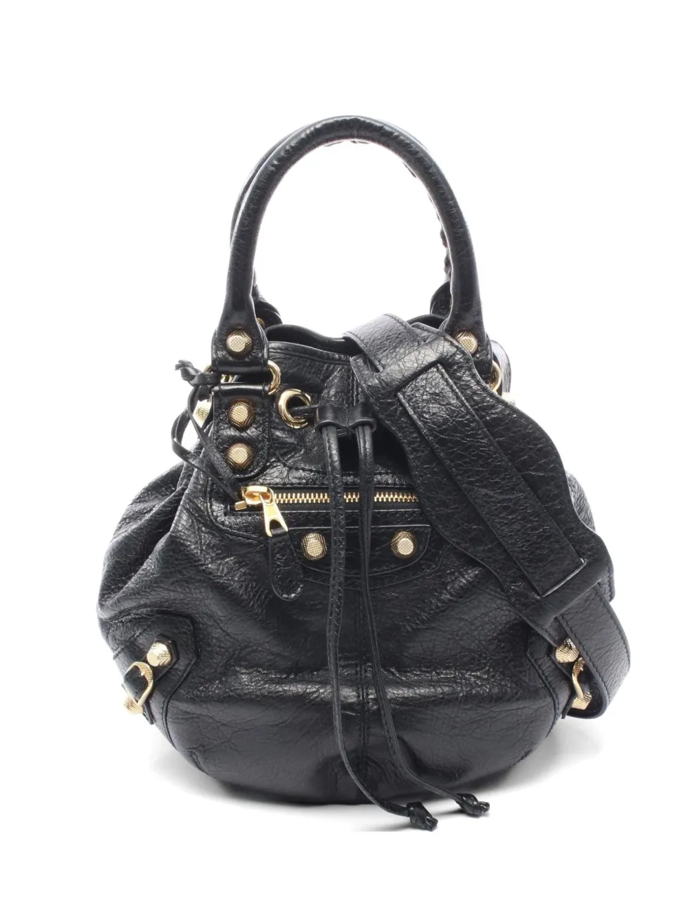 Balenciaga Pre-Owned 2020s Giant Pom Pon handbag - Nero