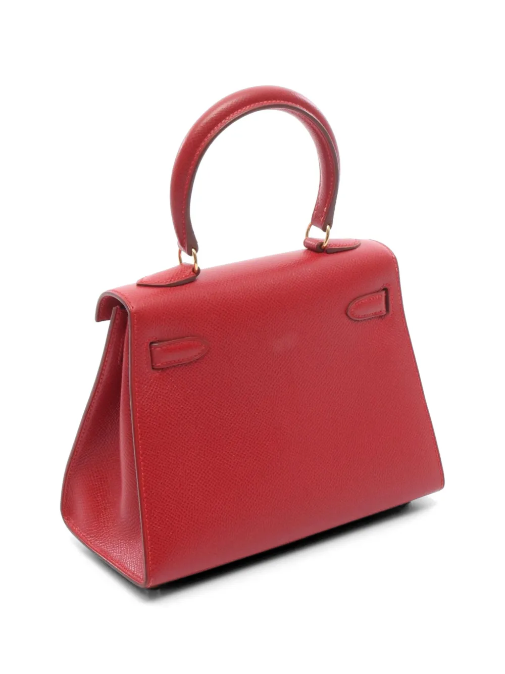 Hermès Pre-Owned 1995 Kelly Courchevel mini-shopper Rood