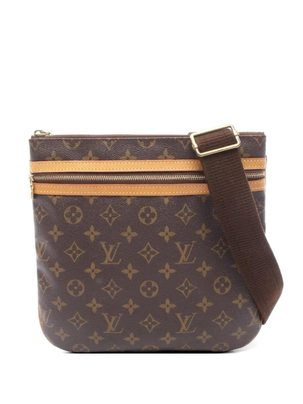 Louis Vuitton Pre-owned 2008 Pochette Bosphore Monogram Crossbody Bag in Brown