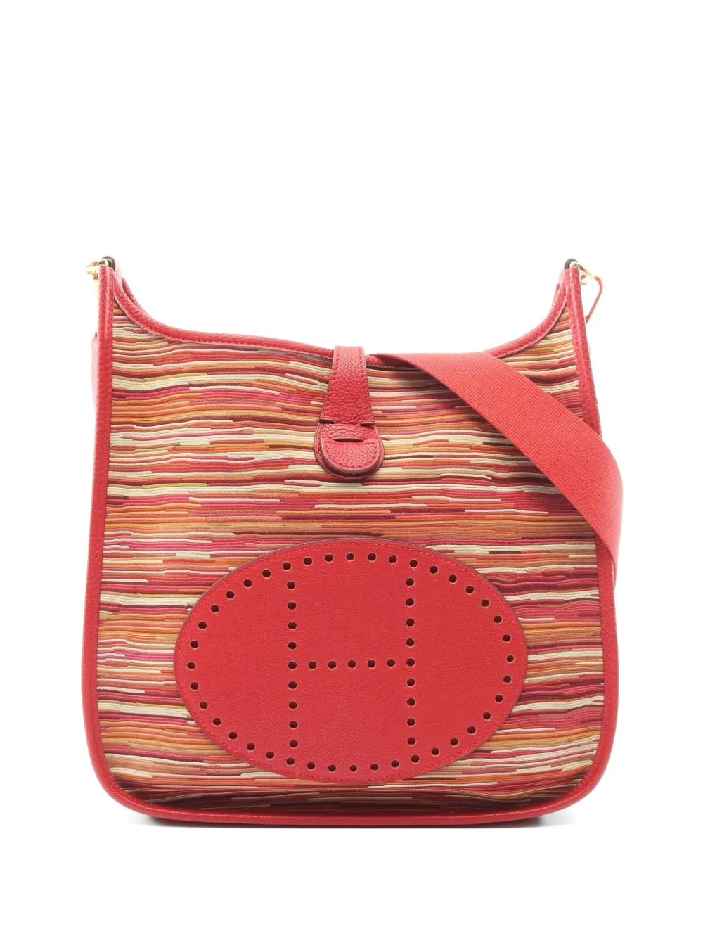 Hermès Pre-Owned 2004 PM Evelyne I shoulder bag - Rosso