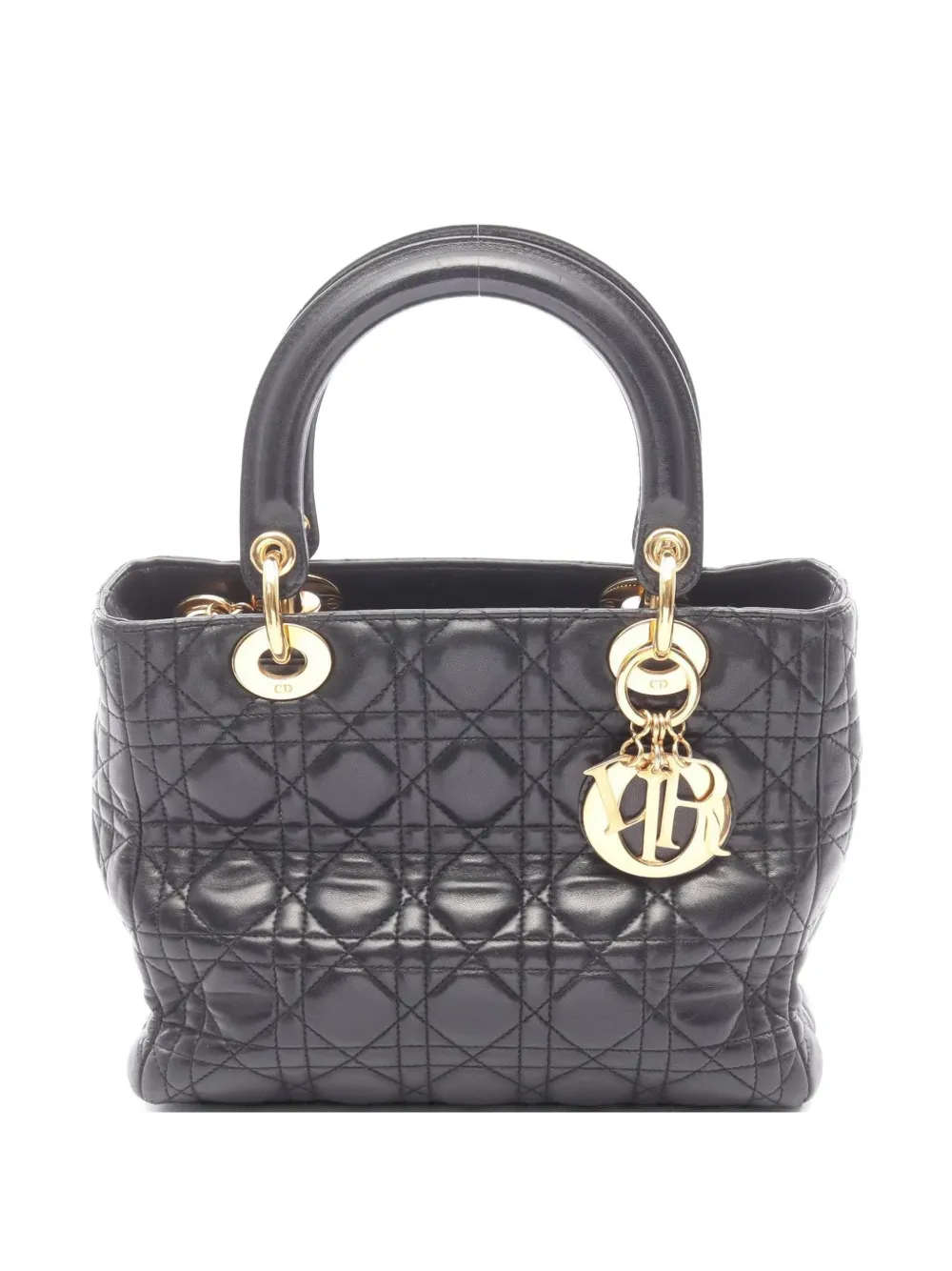 Christian Dior Pre-Owned 2000 Lady Dior Cannage handbag - Schwarz