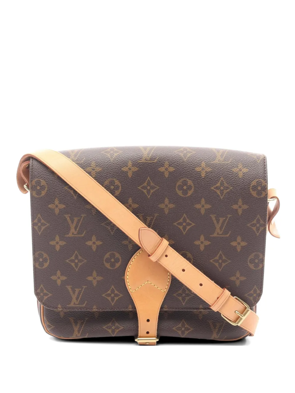 Louis Vuitton Pre-Owned 2000 GM Cartissière Monogram shoulder bag - Braun