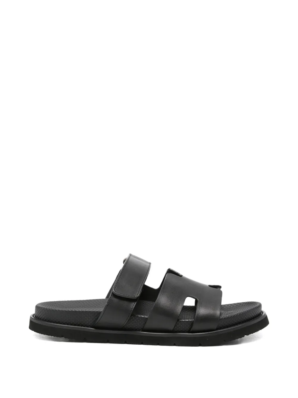 SERGIO MORETTI FIRENZE Sandali con strappo - Nero