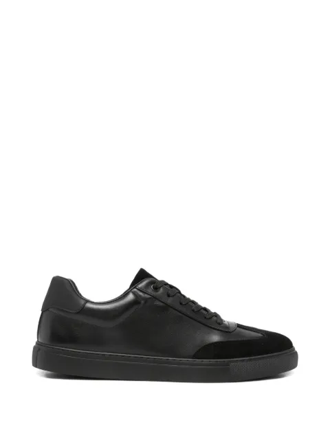 SERGIO MORETTI FIRENZE panelled leather sneakers