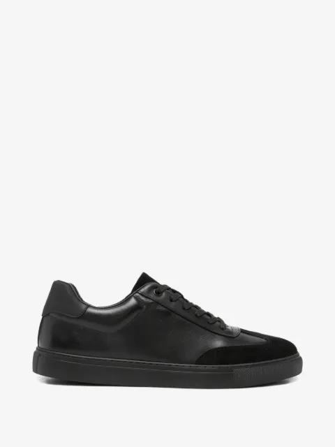SERGIO MORETTI FIRENZE panelled leather sneakers