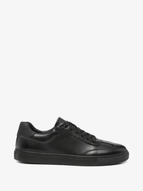 SERGIO MORETTI FIRENZE panelled leather sneakers