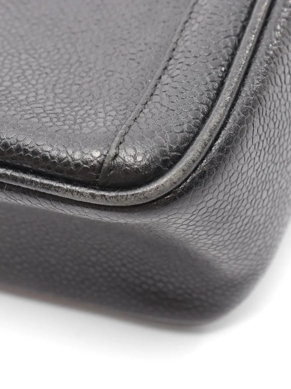 Chanel Pre-owned 1991-1994 Coco Mark Shoulder Bag in Black, view 5