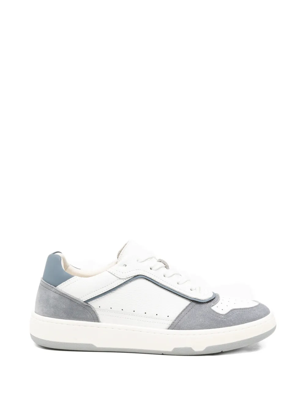 SERGIO MORETTI FIRENZE perforated-panel sneakers - Bianco