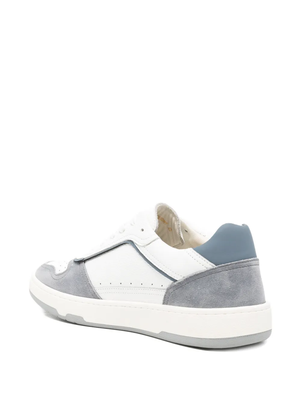 SERGIO MORETTI FIRENZE perforated-panel sneakers Wit