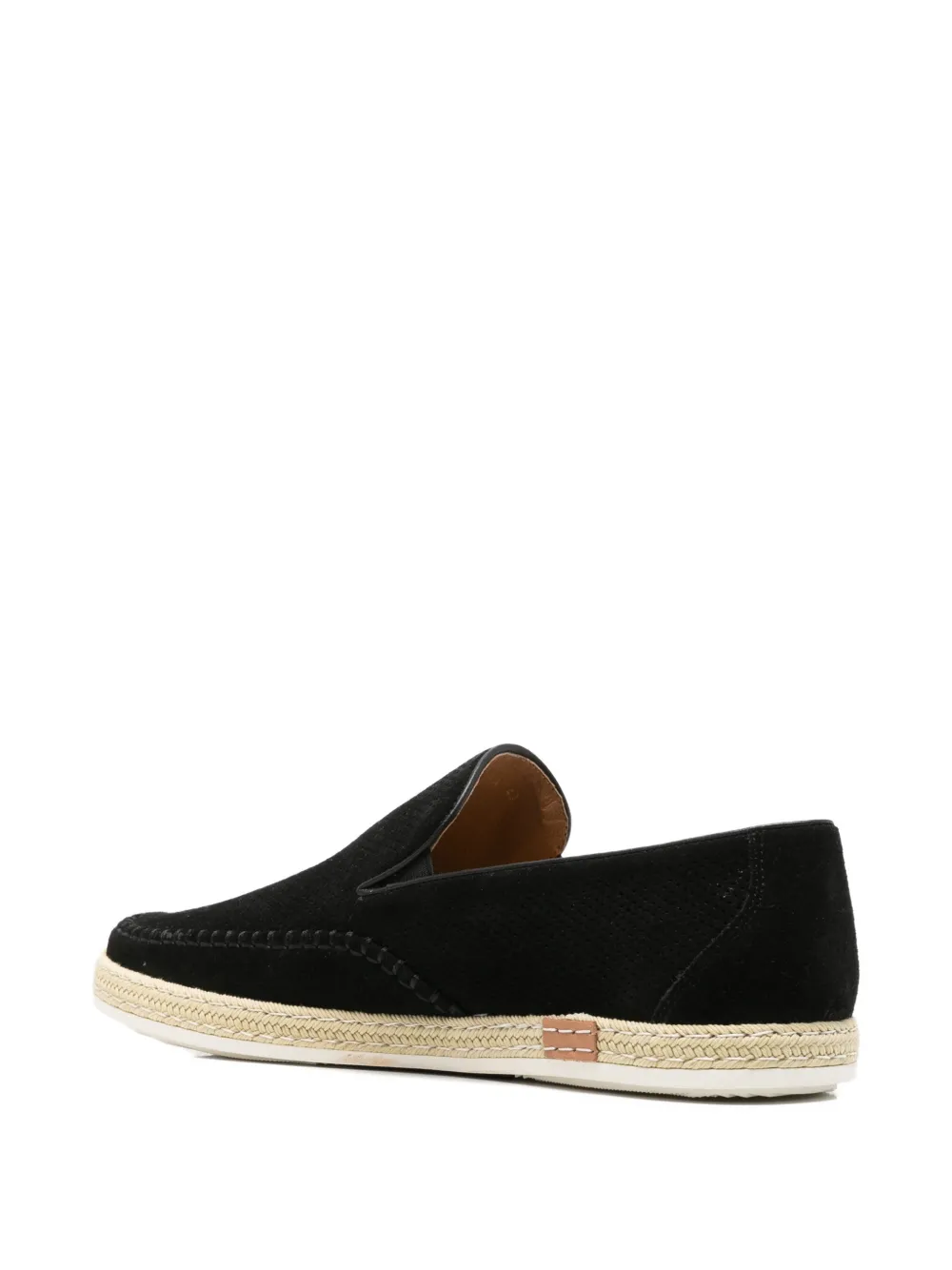 SERGIO MORETTI FIRENZE suede penny loafers Zwart