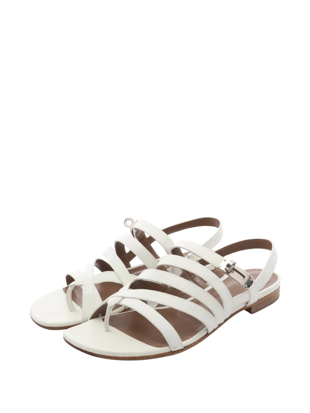 Hermès Pre-Owned Kelly Buckle sandals - Weiß