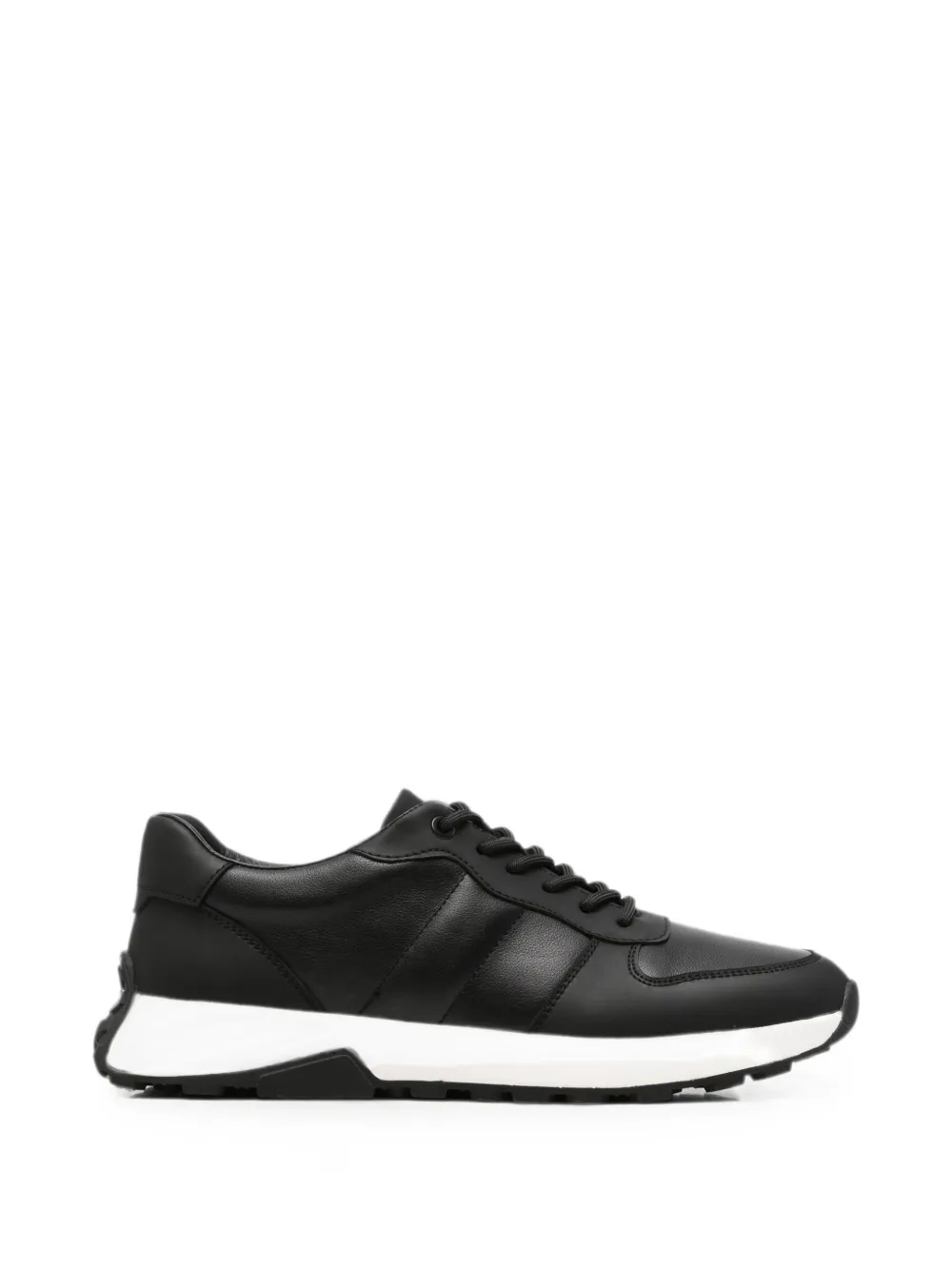 SERGIO MORETTI FIRENZE Sneakers con inserti in pelle - Nero