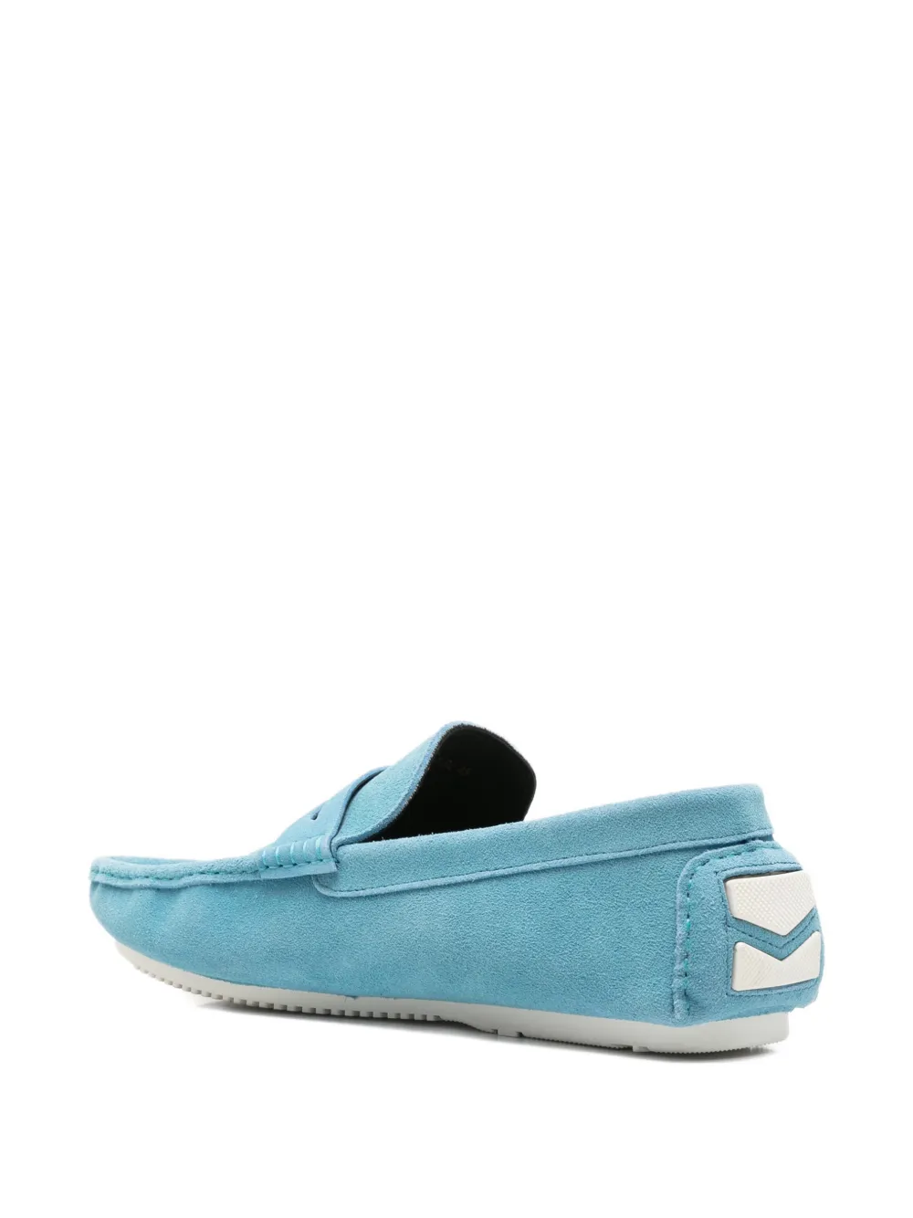 SERGIO MORETTI FIRENZE Suède loafers Blauw