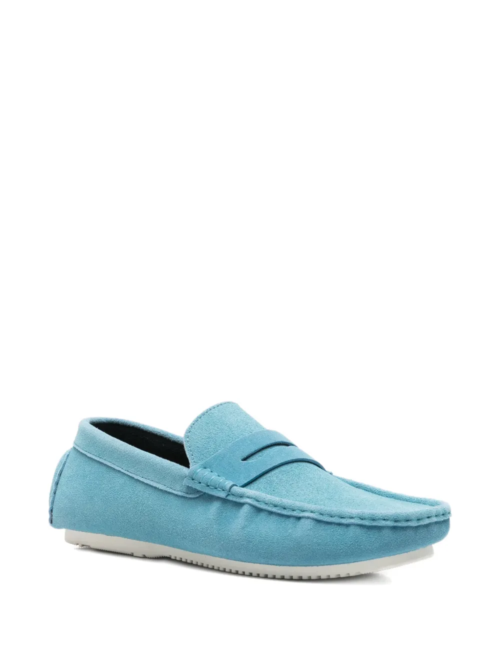 SERGIO MORETTI FIRENZE Suède loafers Blauw