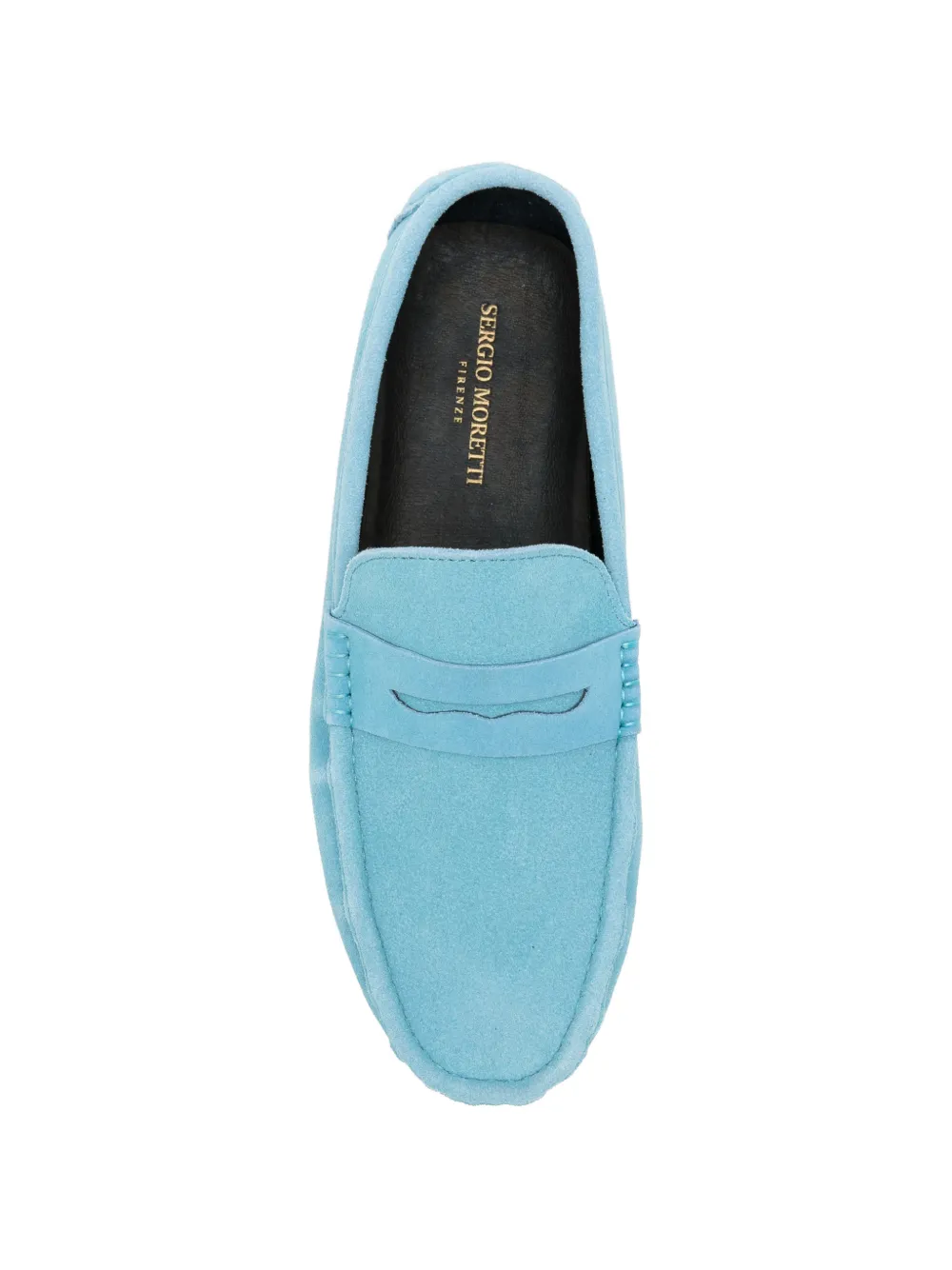 SERGIO MORETTI FIRENZE Suède loafers Blauw
