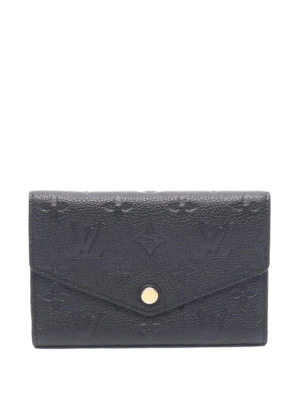 Louis Vuitton Pre-Owned 2016 Monogram Empreinte trifold wallet - Nero