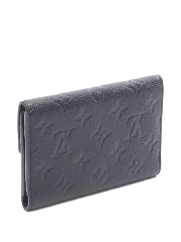 Louis Vuitton Pre-Owned 2016 モノグラム アンプラント三つ折り財布 